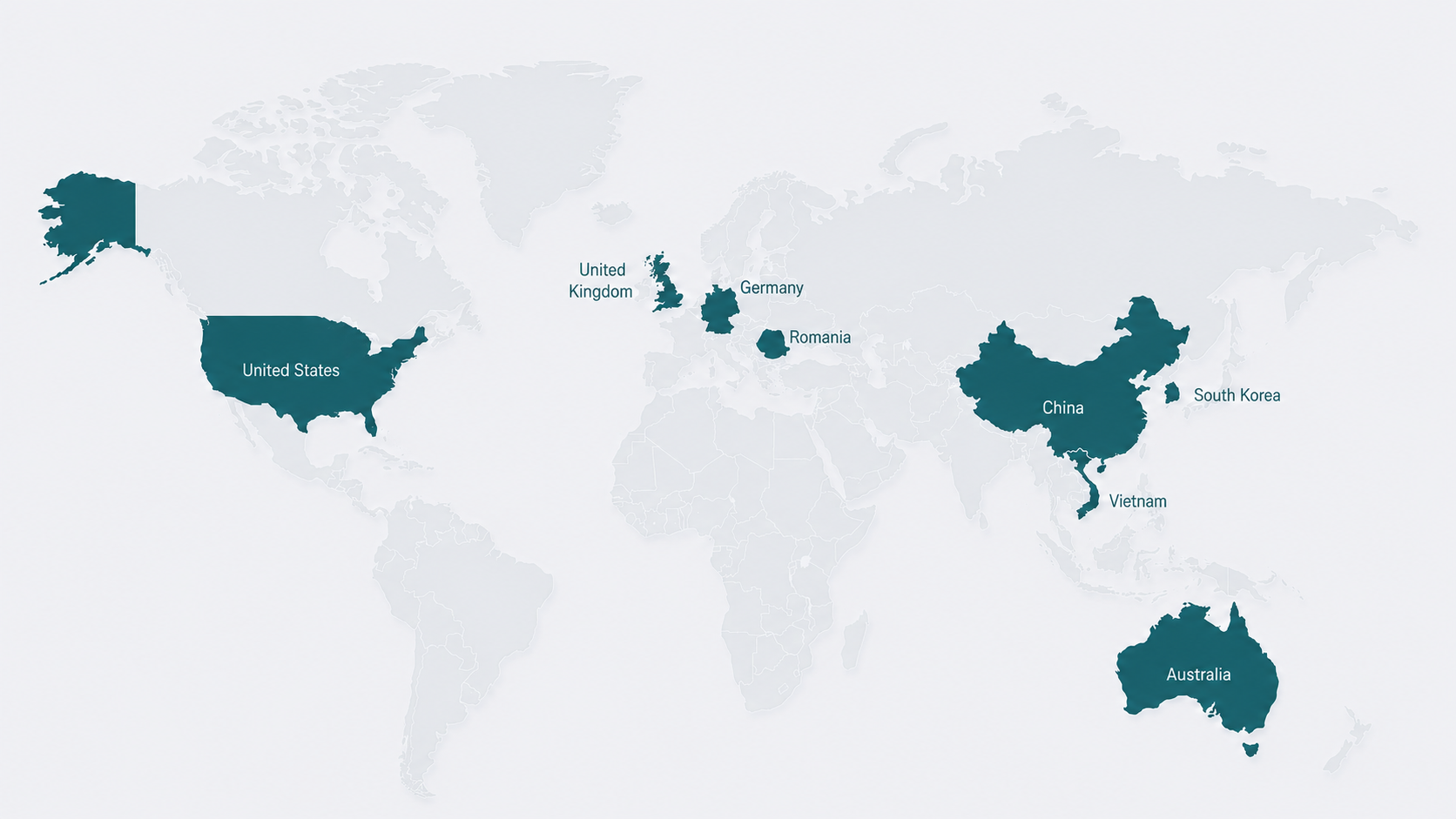 Countries where Brandekit has delivered