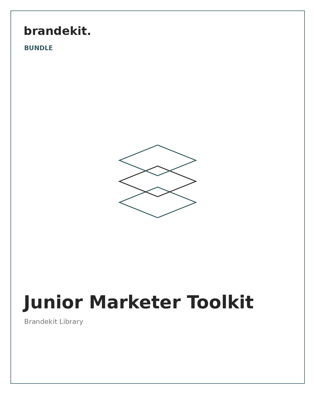 Junior Marketer Toolkit bundle — Brandekit cover